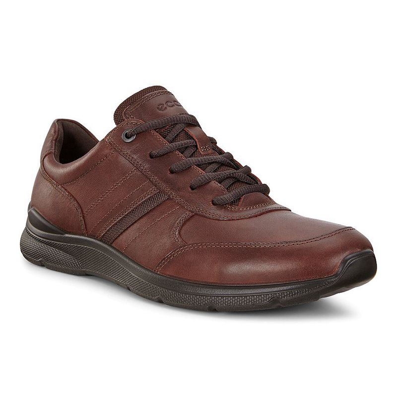 Zapatos Con Cordones Ecco Irving Para Hombre,Marrones,617954-CQA